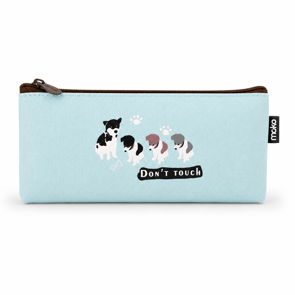 Estuche Escolar Perritos Kawaii