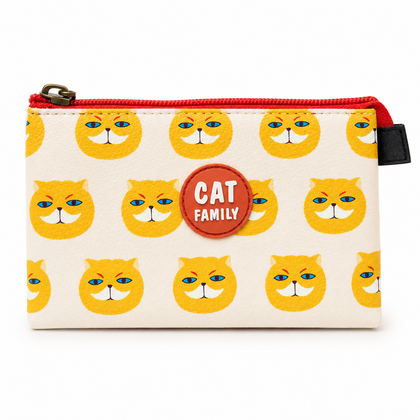 Estuche Escolar Cat Family Kawaii