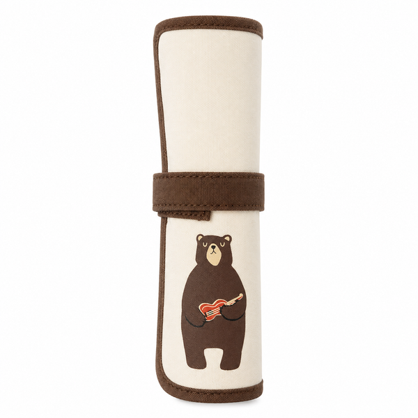Estuche Oso Enrollable Kawaii