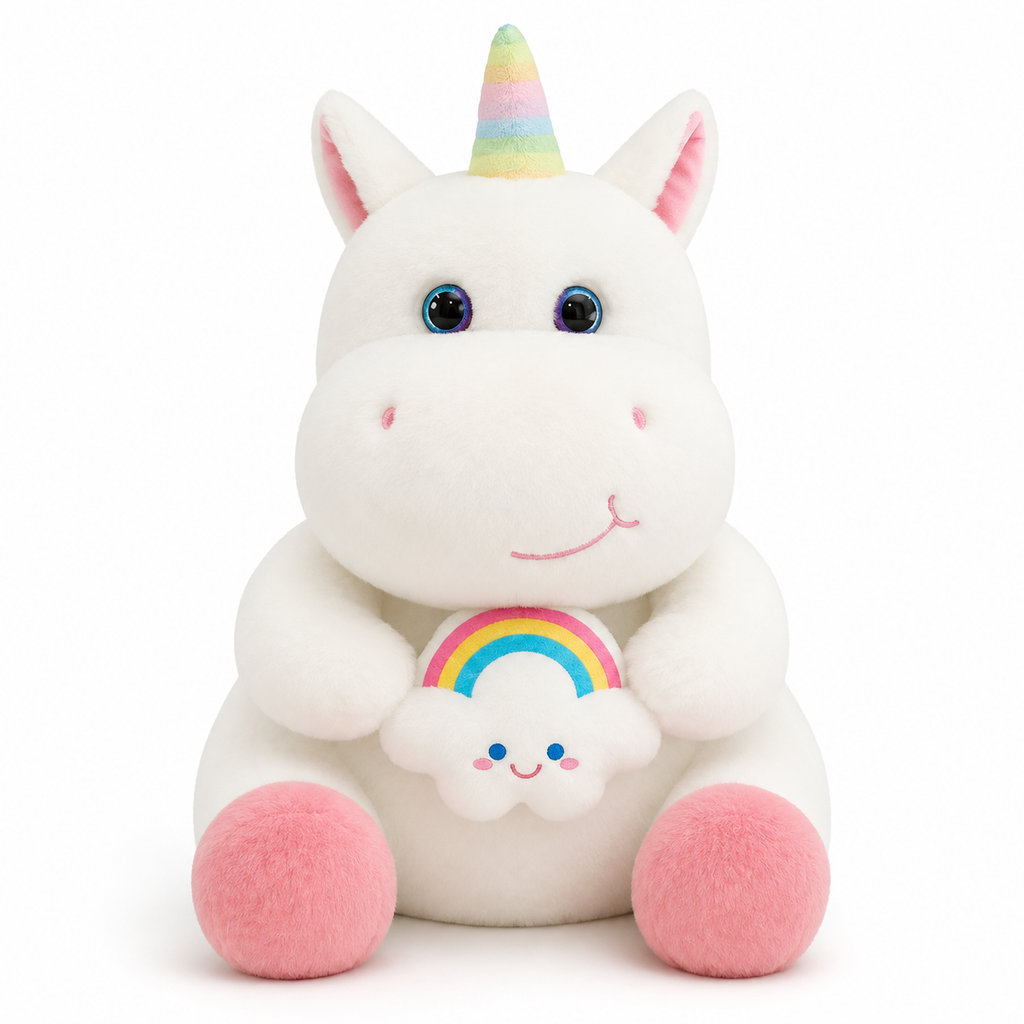 Peluche Unicornio Kawaii Arcoíris
