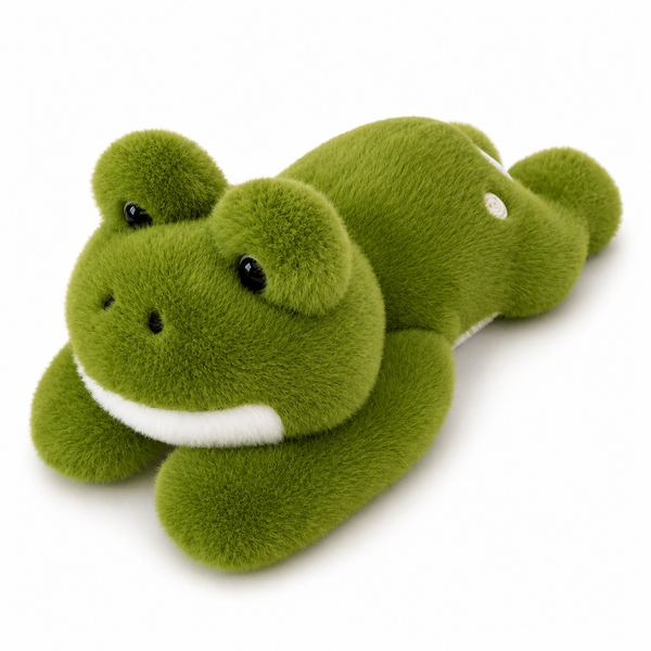 Peluche Rana Kawaii Acostada