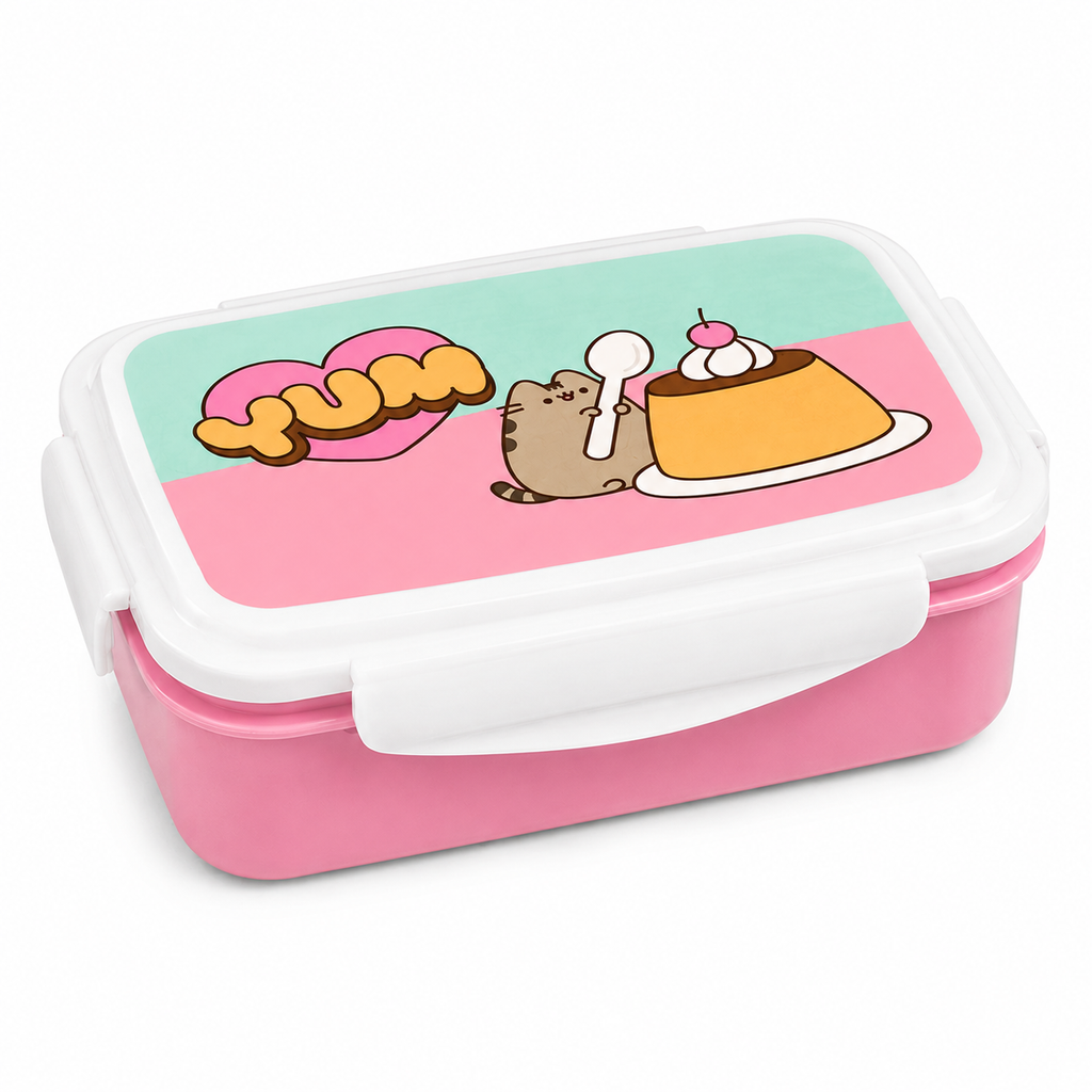 Set Lonchera y Vaso Pusheen para Niños