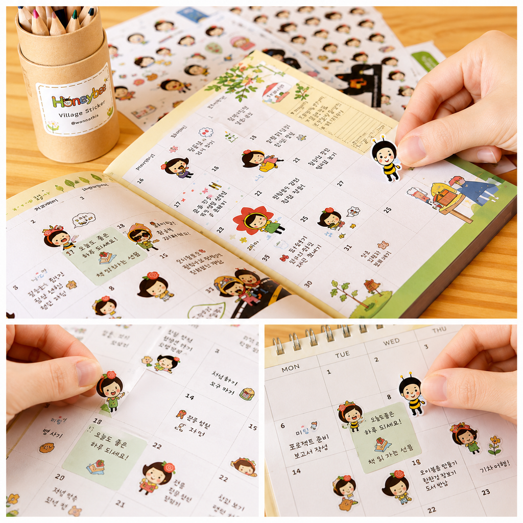 Stickers HoneyBee Village