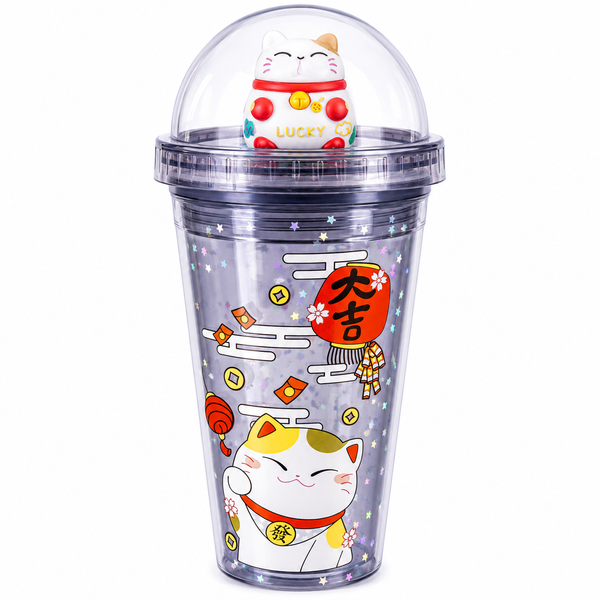 Vaso gato de la suerte