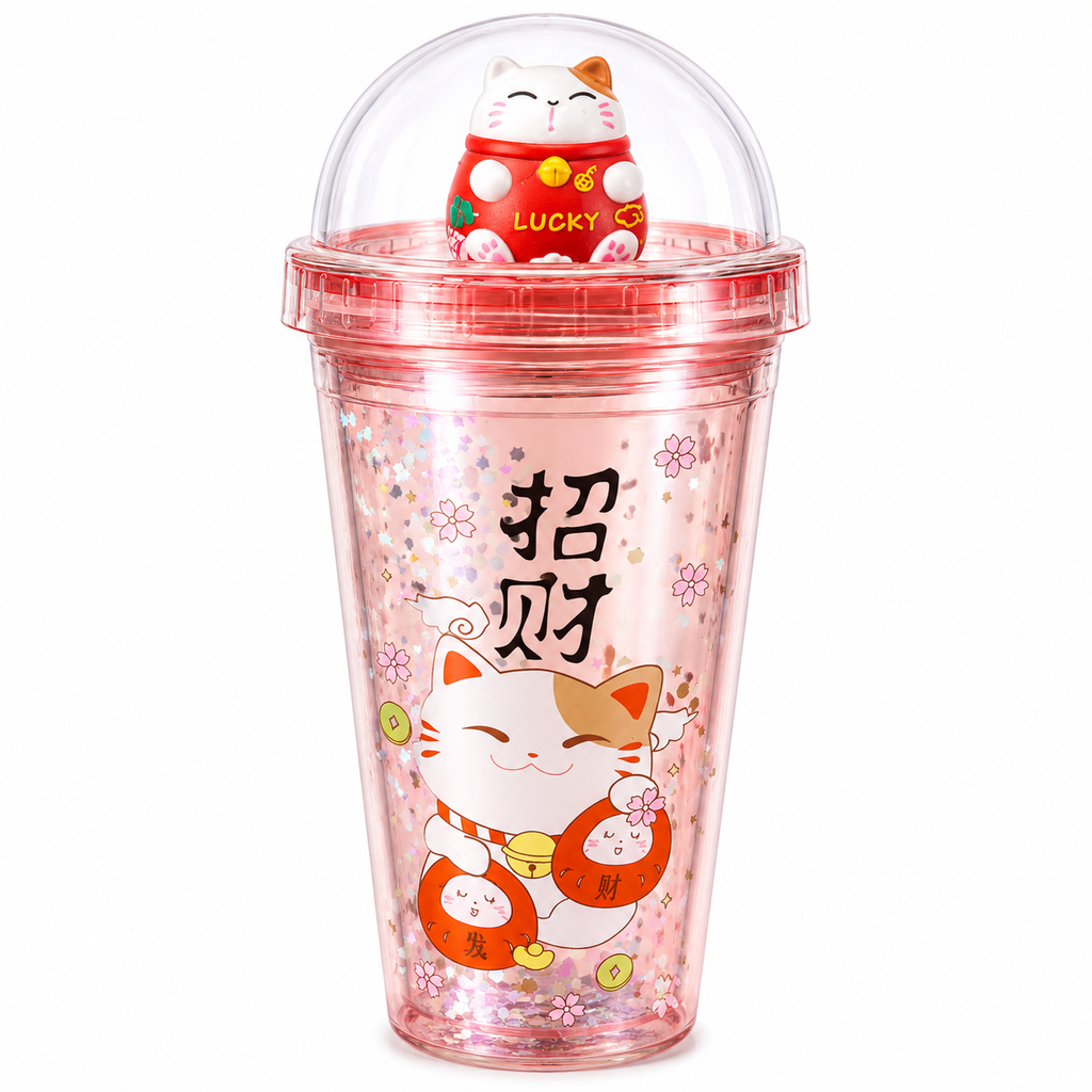 Vaso gato de la suerte