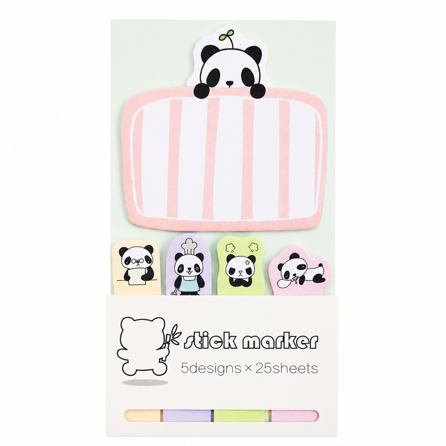Stick Marker Panda Kawaii