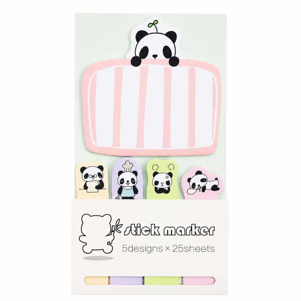 Stick Marker Panda Kawaii