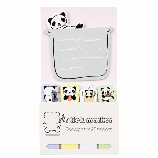 Stick Marker Panda Kawaii