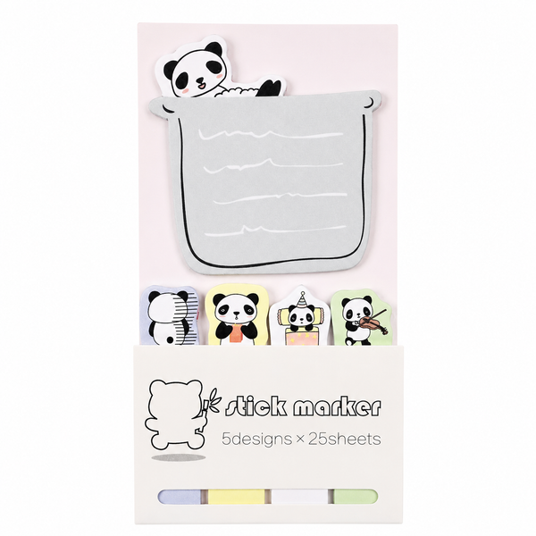Stick Marker Panda Kawaii