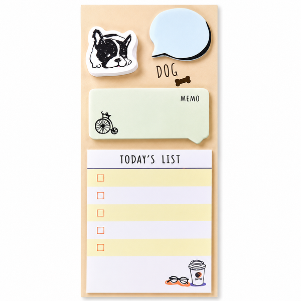 Post it Perrito Bulldog