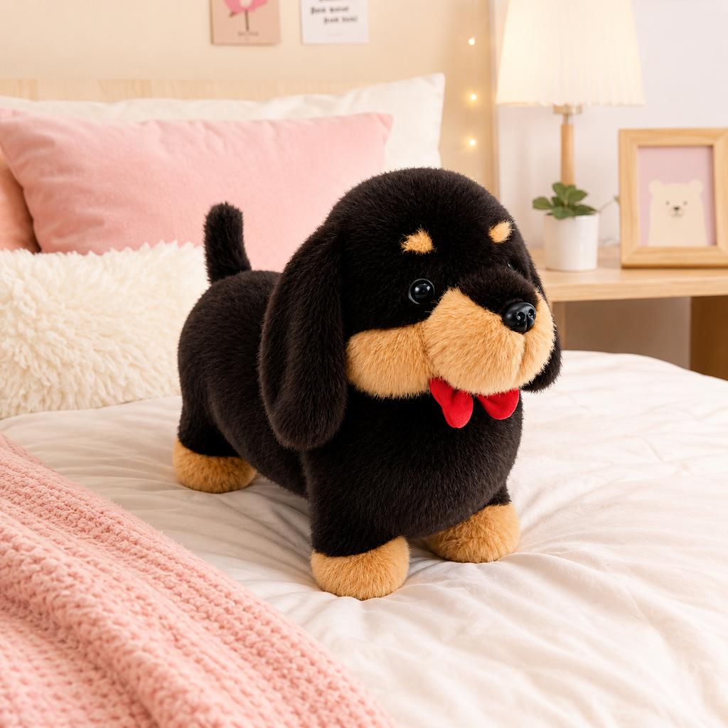 Peluche Perro Salchicha Kawaii