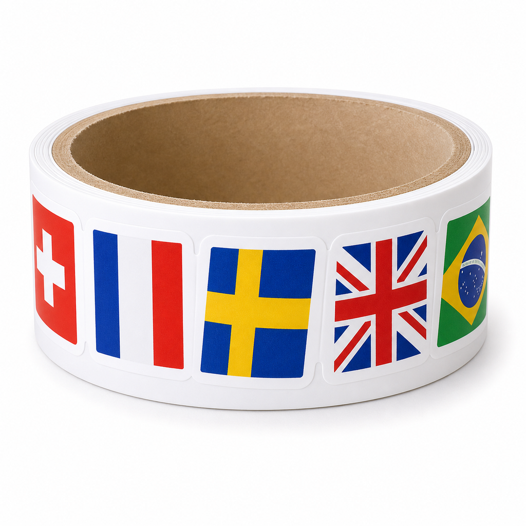 Masking Tape Cutie Stickers - Banderas