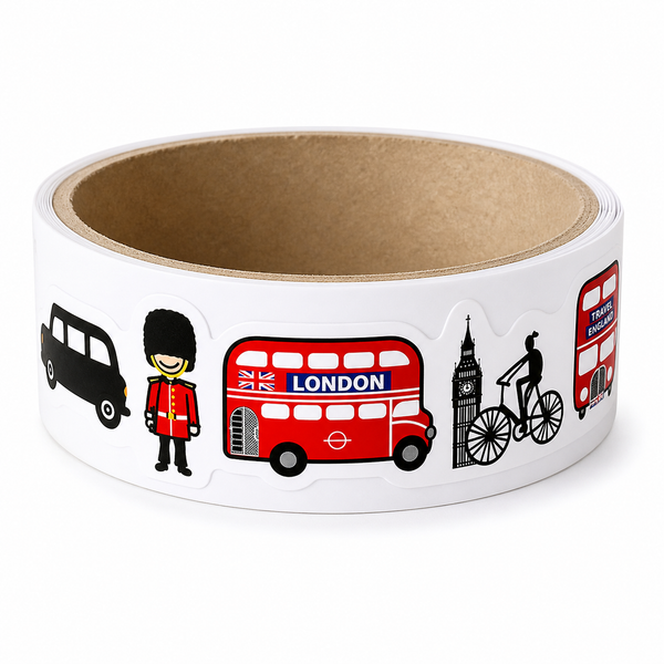Masking Tape Cutie Stickers - London