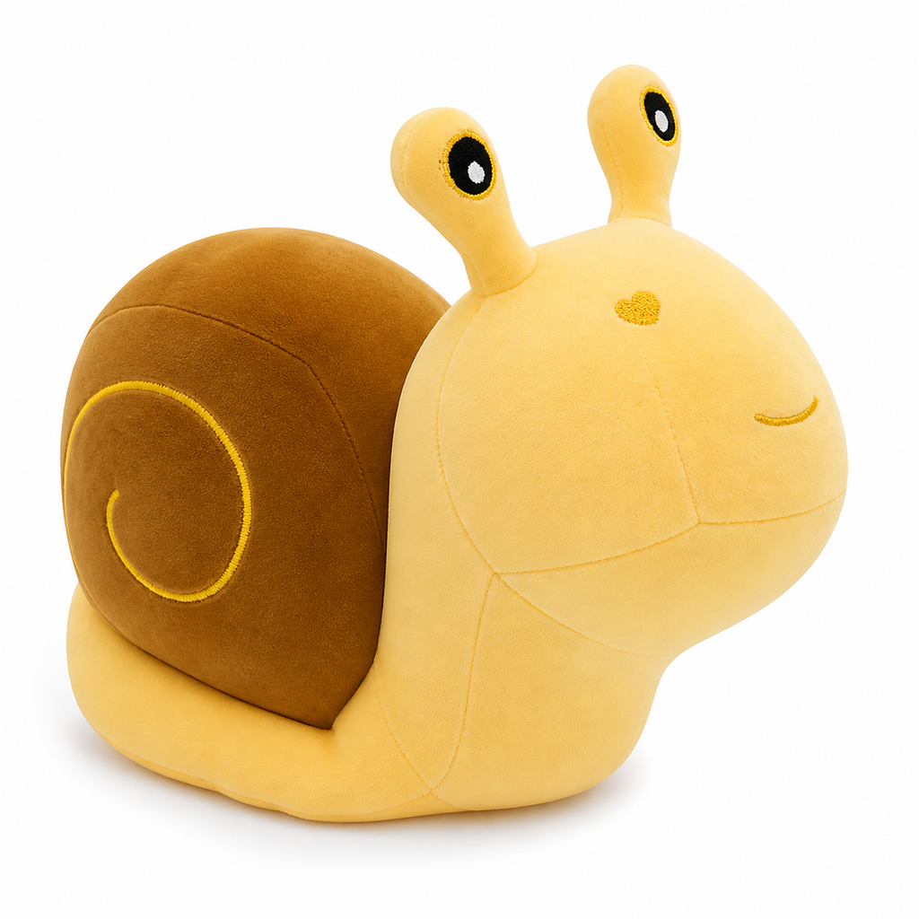 Peluche caracol amarillo