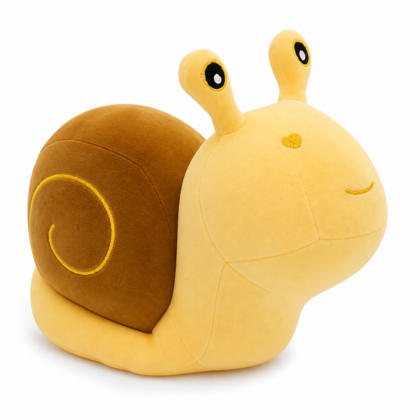 Peluche caracol amarillo