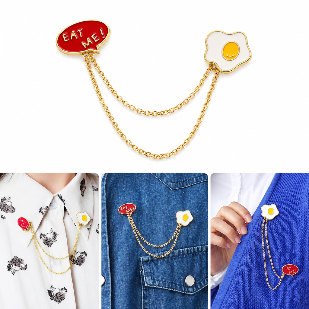 Pins Huevo Frito