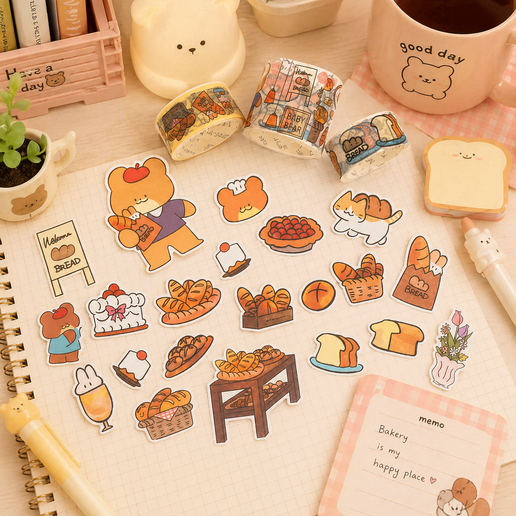 Set de Stickers Kawaii “Baby Bear”