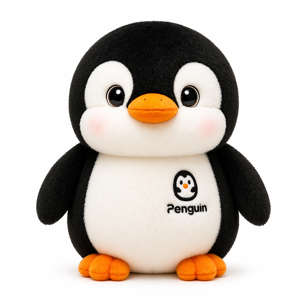 Peluche Pingüino Kawaii Suave y Esponjoso
