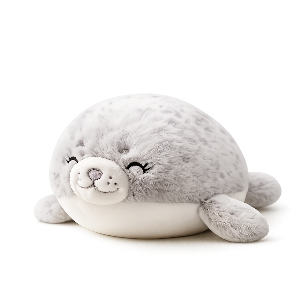 Peluche Foca Kawaii Suave y Esponjoso