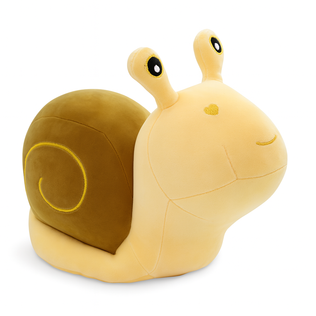Peluche caracol amarillo