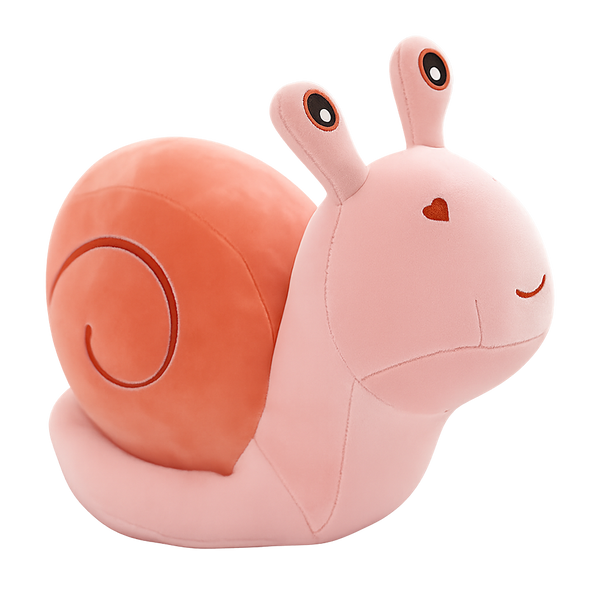 Peluche caracol rosado