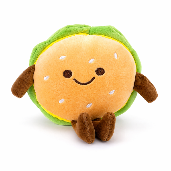 Peluche Hamburguesa Kawaii con Ventosa