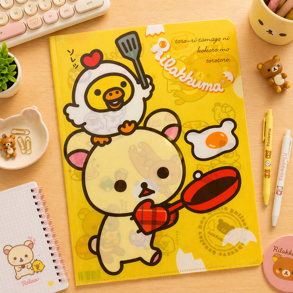 Carpeta Rilakkuma A4 Plástica