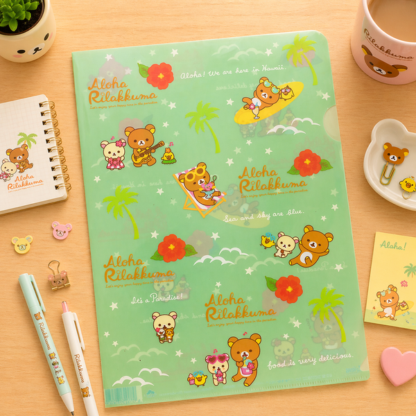 Carpeta Rilakkuma A4 Plástica