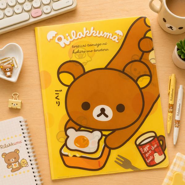 Carpeta Rilakkuma A4 Plástica