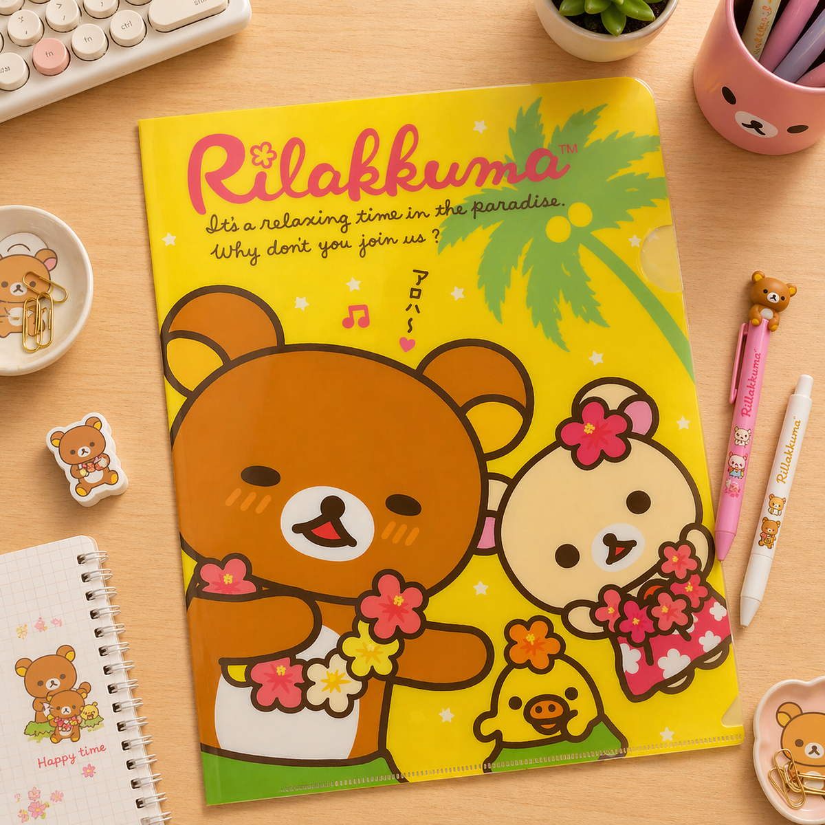 Carpeta Rilakkuma A4 Plástica