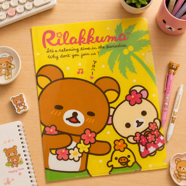 Carpeta Rilakkuma A4 Plástica