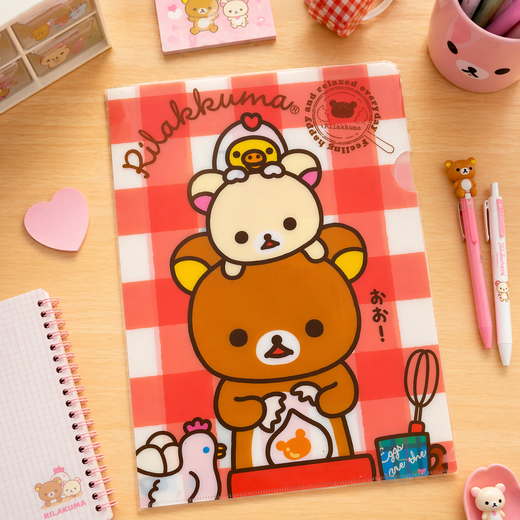Carpeta Rilakkuma A4 Plástica