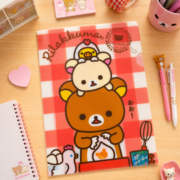 Carpeta Rilakkuma A4 Plástica