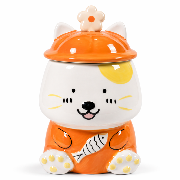 Tazón Kawaii Osito con Pescado