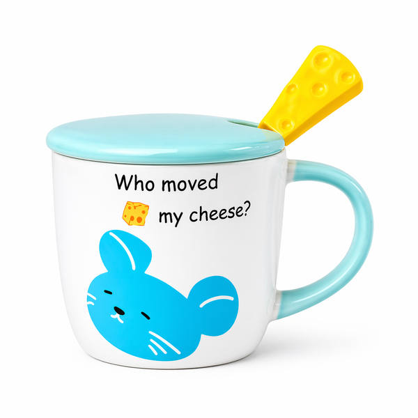 Tazón Kawaii Ratoncito con Queso