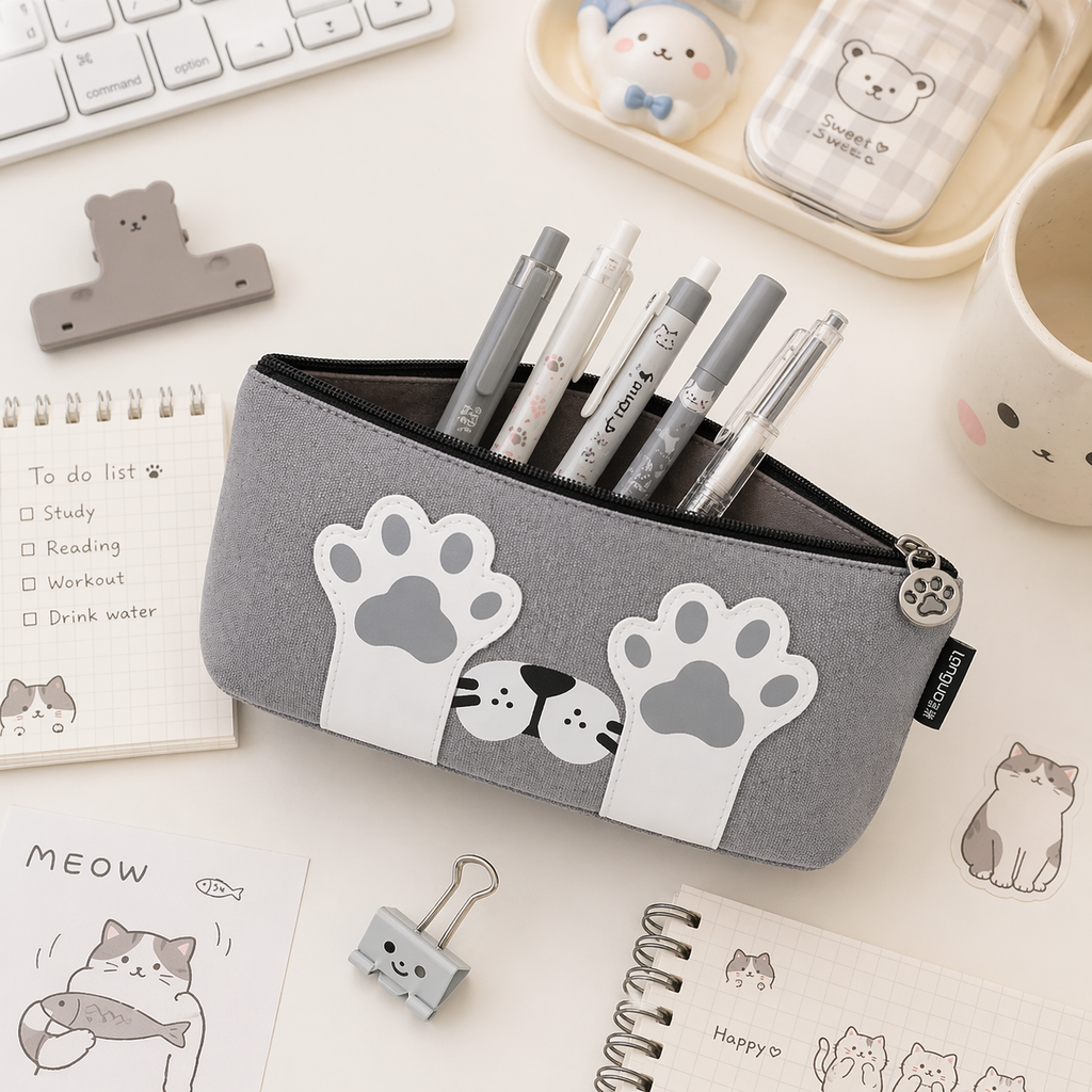Estuche Gato Kawaii