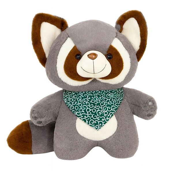 Peluche mapache gris