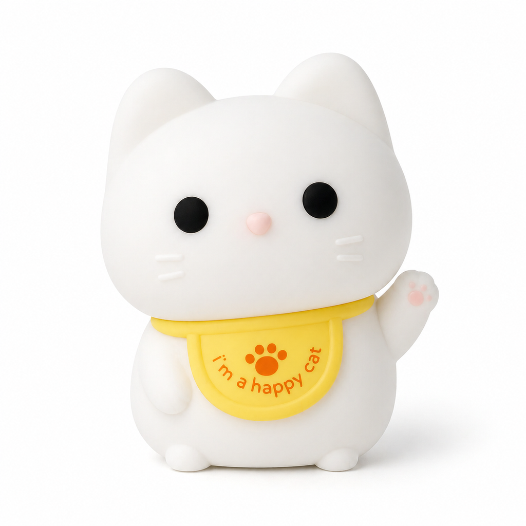Lámpara Gatito Baby Kawaii LED de Silicona