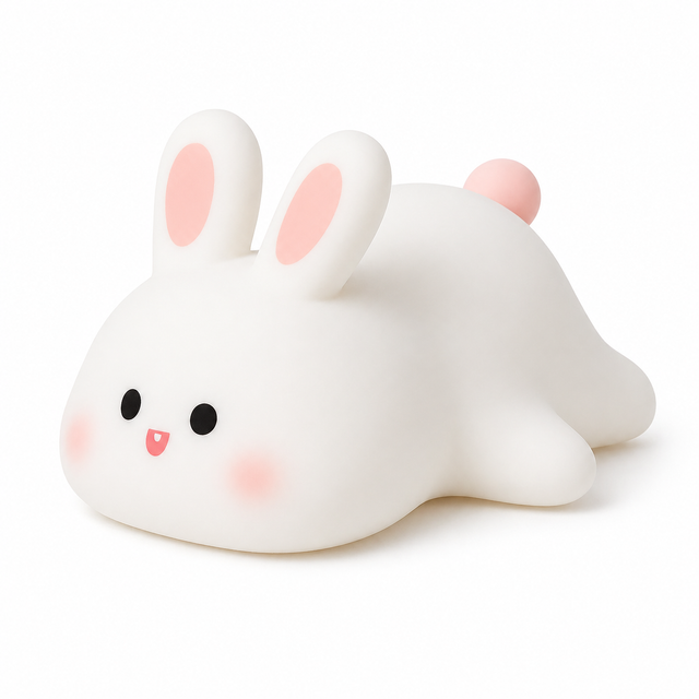 Lámpara Conejito Kawaii LED de Silicona