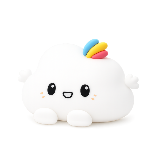 Lámpara Nube Kawaii LED Infantil