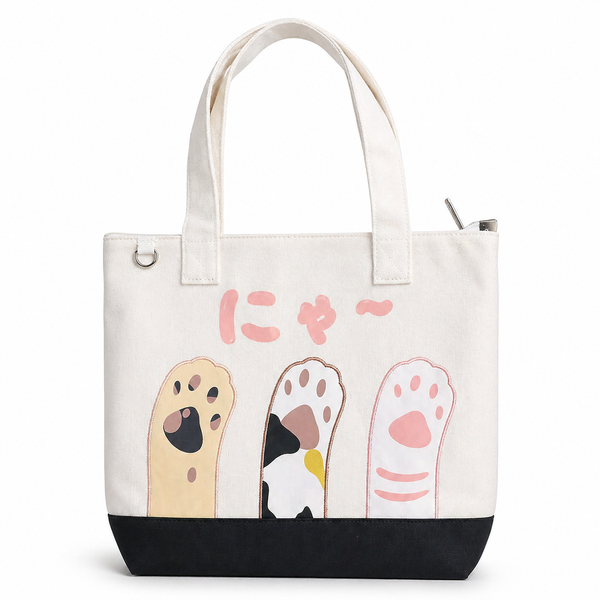 Bolso Gatito Blanco Kawaii