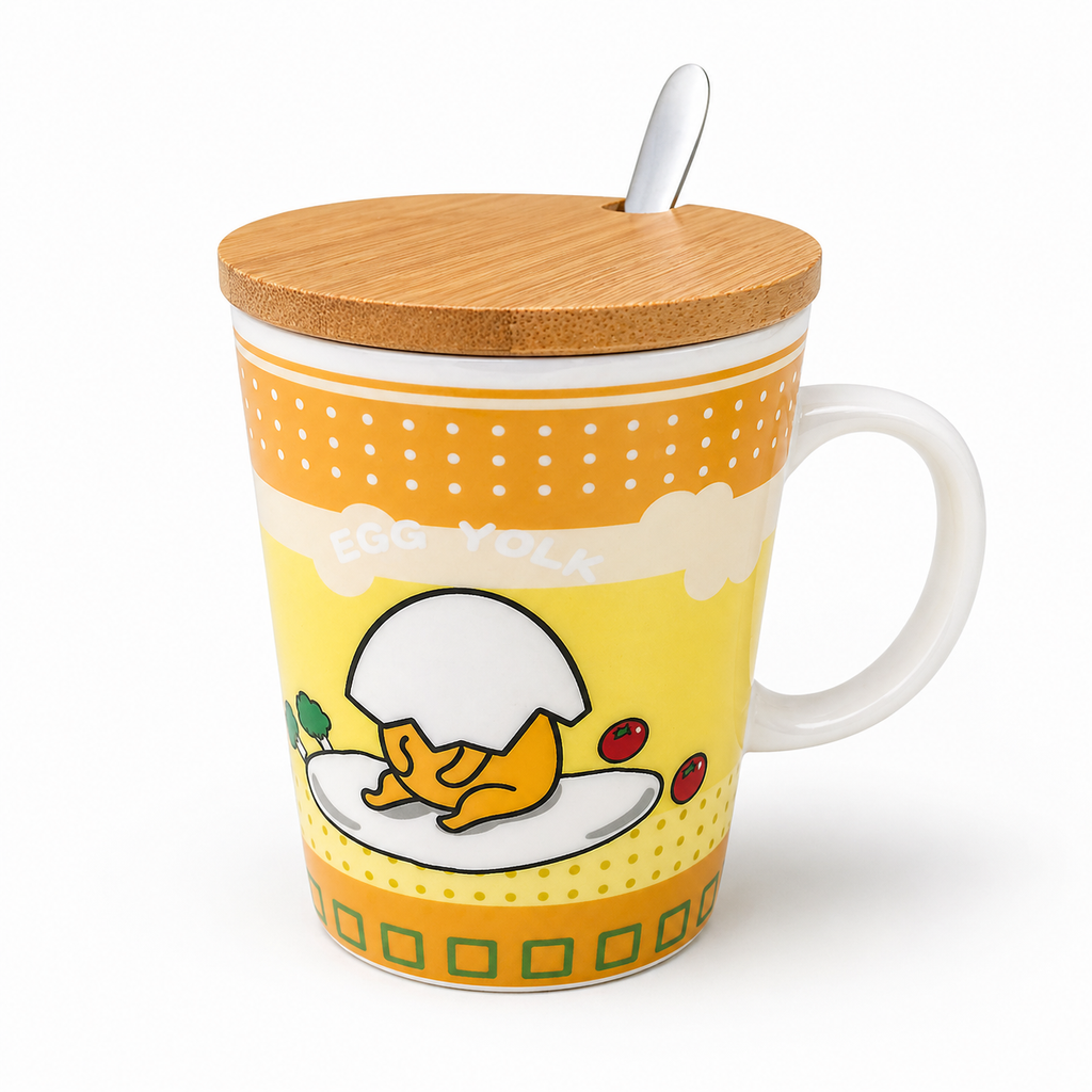 Tazón Gudetama Kawaii Huevo