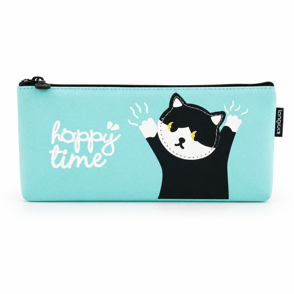 Estuche Gato Happy Time Kawaii