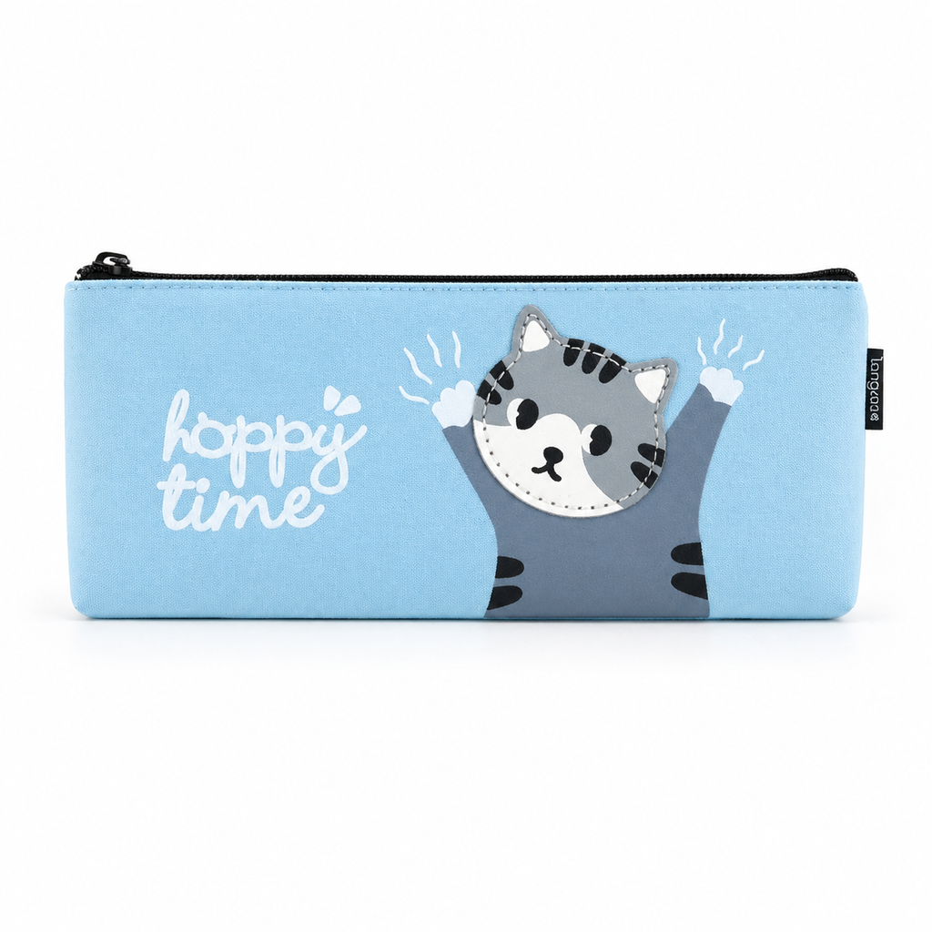 Estuche Gato Happy Time Kawaii