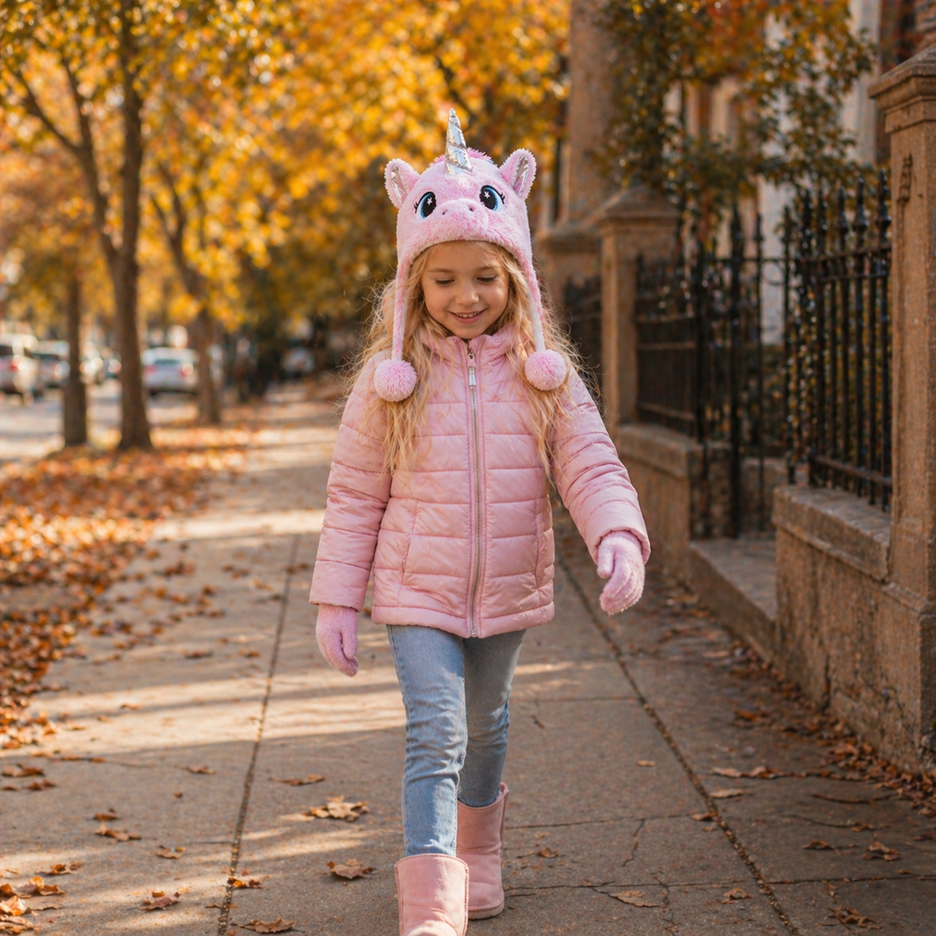 Gorro Unicornio Peluche Infantil