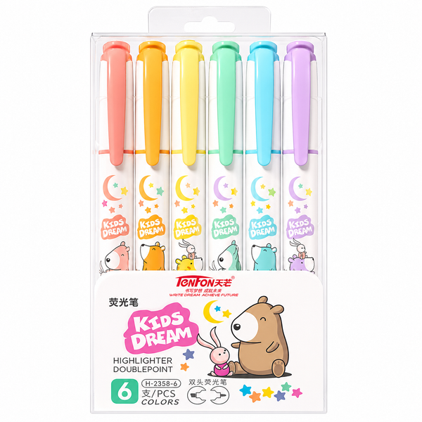 Lápices destacadores Kids Dream (doble punta)