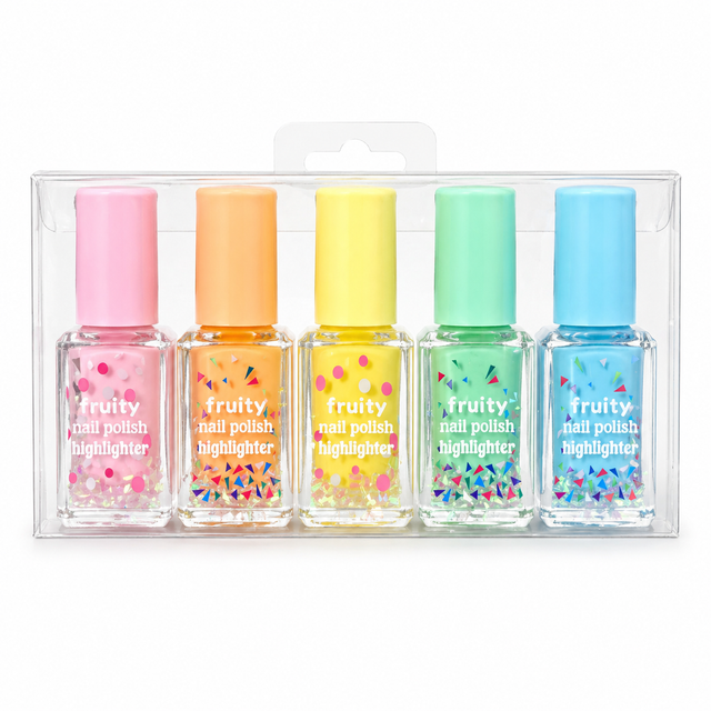 Set Lápices Destacadores Kawaii Esmalte de Uñas