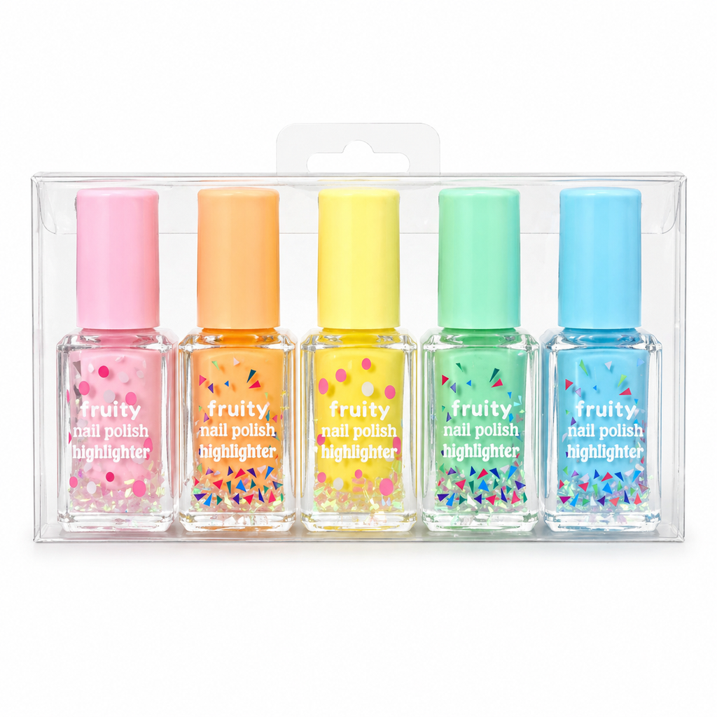 Set Lápices Destacadores Kawaii Esmalte de Uñas