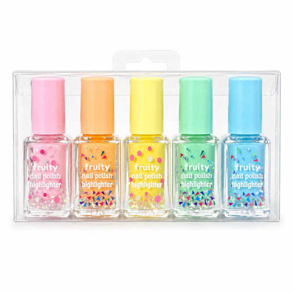 Set Lápices Destacadores Kawaii Esmalte de Uñas