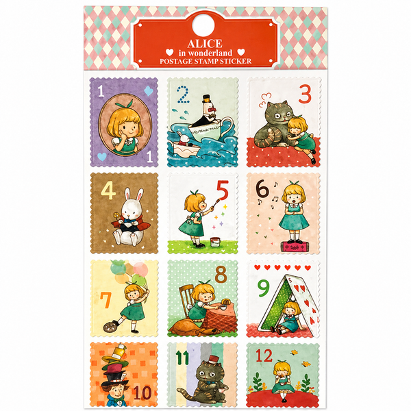 Stickers Alicia (numeros)